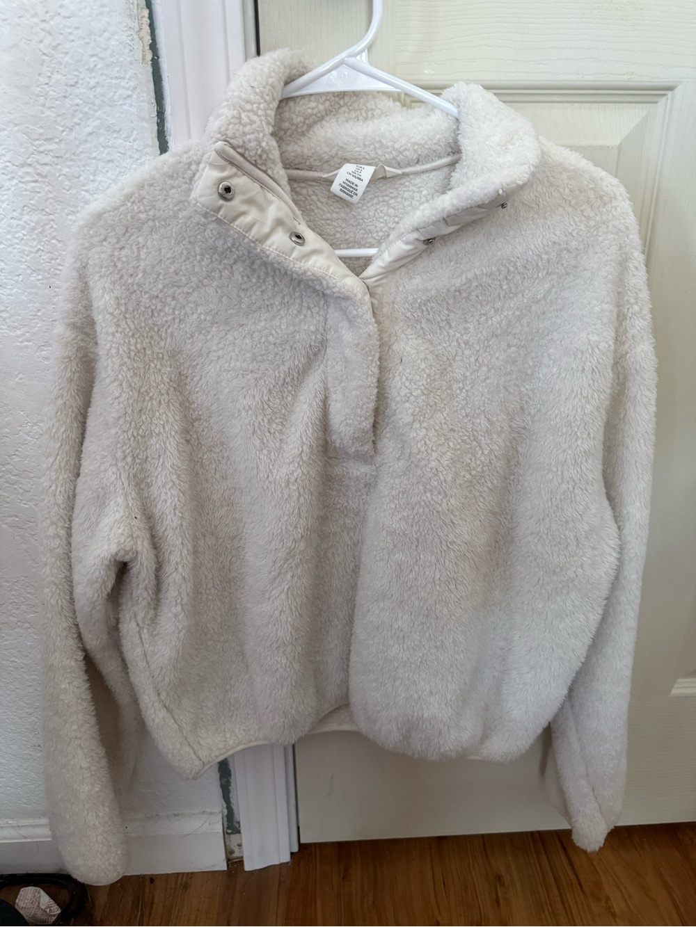 Cozy Cream Pullover Jacket - Women's